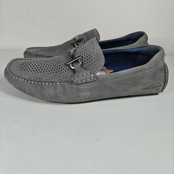 Cole Haan Grand Laser Cut Nubuck Bit Drivers Leather Sneaker Men\'s Shoe Sz 11.5M main image 10